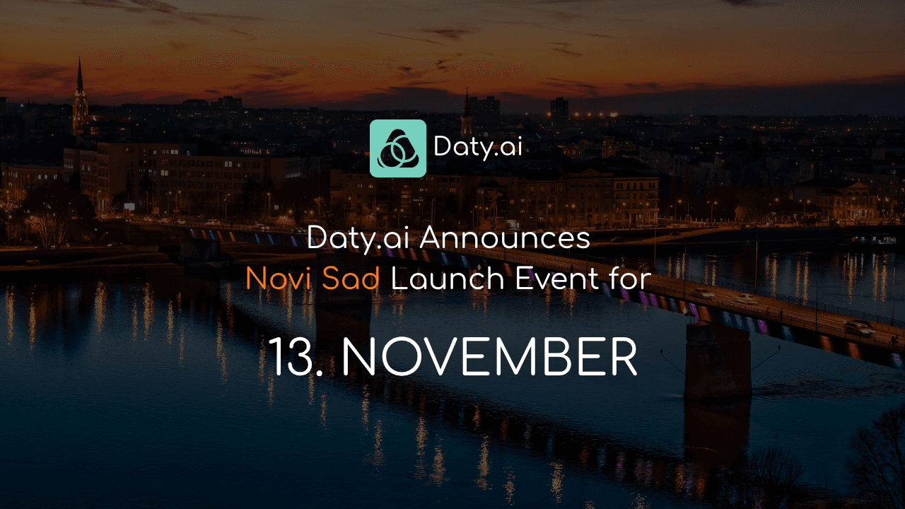 Daty.ai Announces Novi Sad Launch Event for 13 November