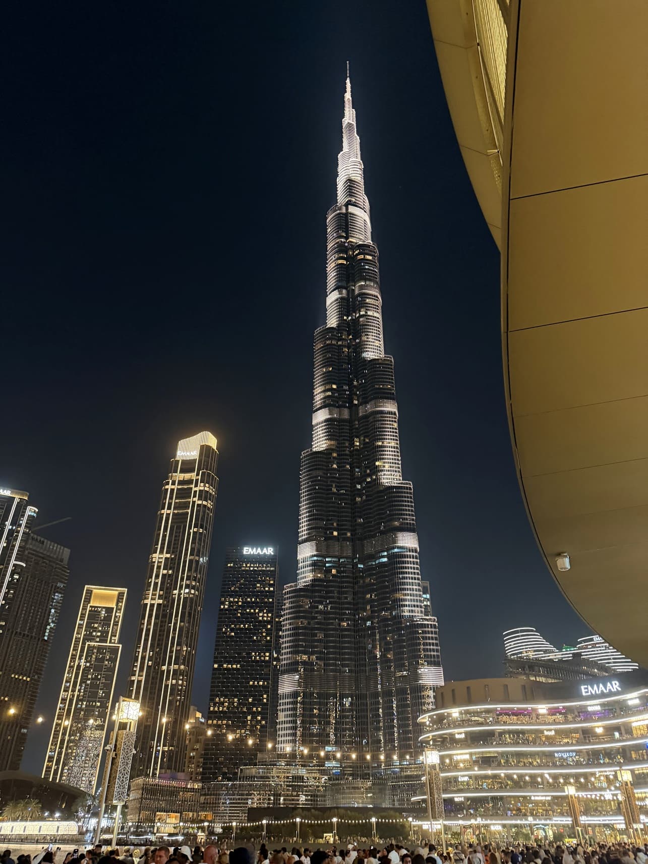 Dubai skyline at night, illustrating ZeeQuest’s current activity in the city